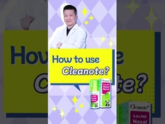 Dr. Wang - Anwendung von Cleanote Nasenspray mit Salzwasser