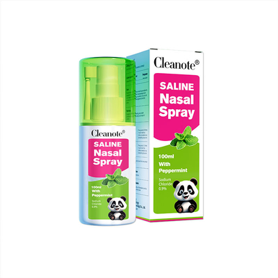 Qualität 00,9% NaCl 100 ml Salzlösung Nasenspray mit Pfefferminze für Erwachsene usine